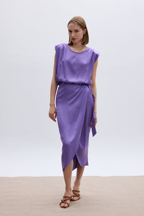 Roses Are Red THE WRAPSKIRT - PURPLE