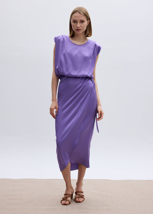 roses are red THE WRAPSKIRT - PURPLE