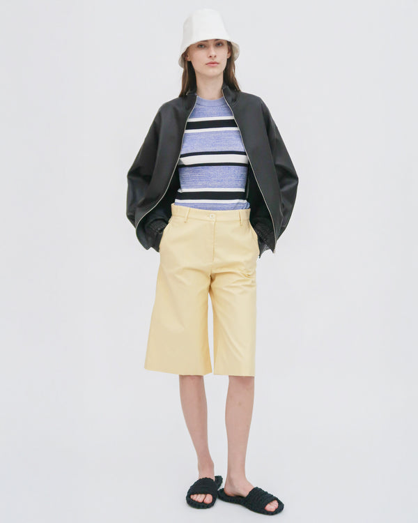 rosetta getty BERMUDA SHORT - STRETCH COTTON SHANTUNG