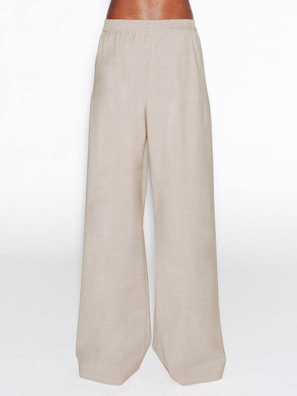 Rosetta Getty RELAXED PULL ON PANT- STRETCH TROPICAL WOOL