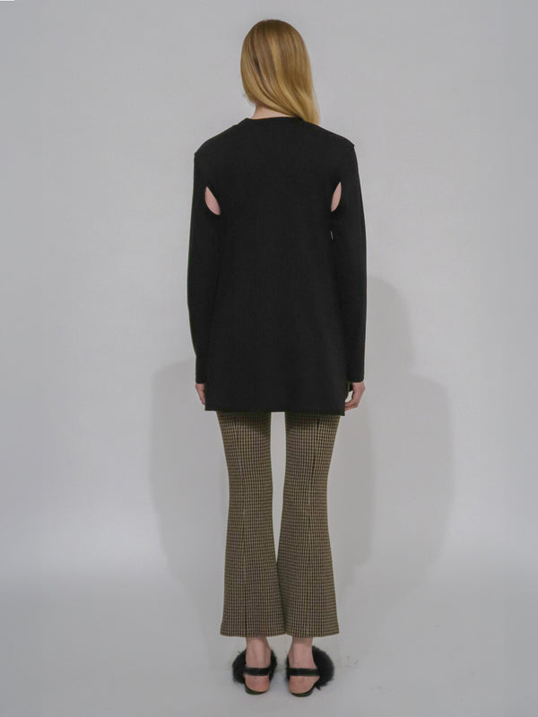 Rosetta Getty APRON CUTOUT T-SHIRT TOP