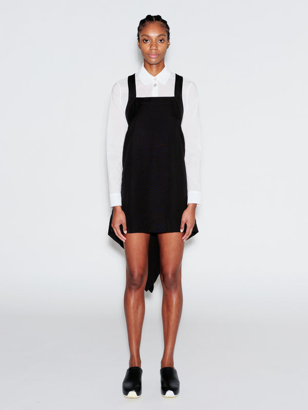 Rosetta Getty APRON TOP - FLUID SHANTUNG