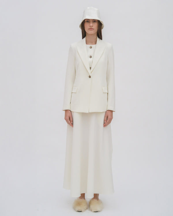 Rosetta Getty ARCED SKIRT