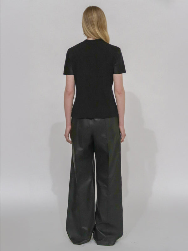 Rosetta Getty BIAS COMBO T-SHIRT