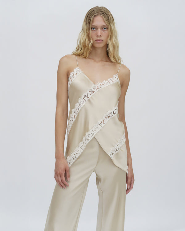 Rosetta Getty BIAS CUT WIDE LEG PANT