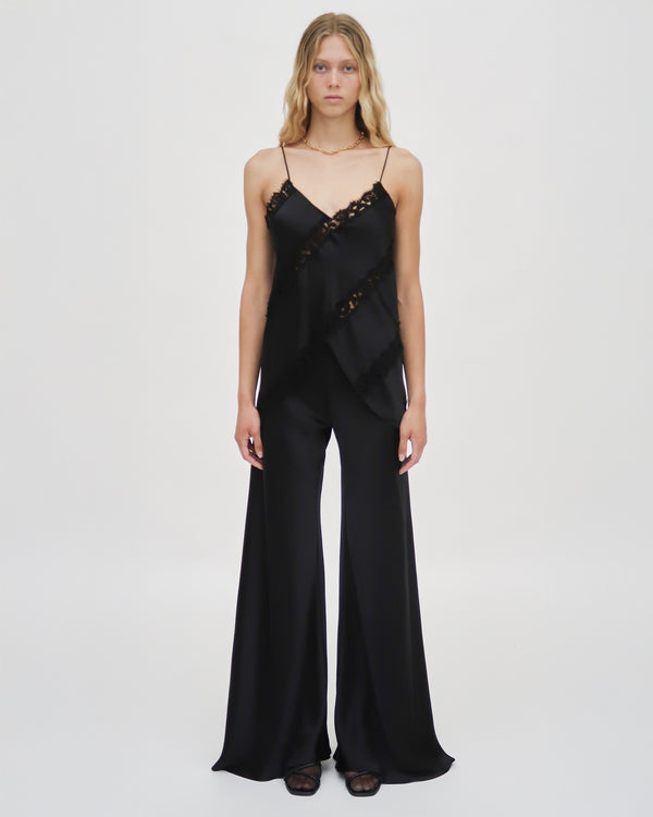 Rosetta Getty BIAS LACE PANEL CAMISOLE
