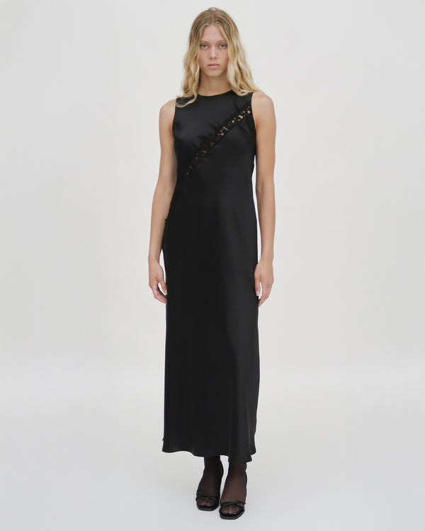 rosetta getty BIAS LACE PANEL DRESS