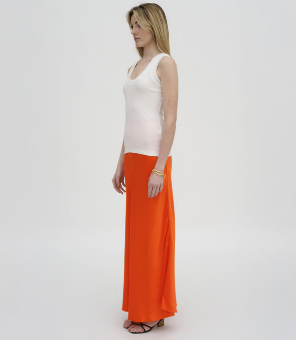 Rosetta Getty BIAS MAXI SKIRT