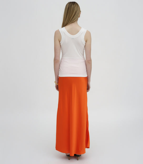 Rosetta Getty BIAS MAXI SKIRT