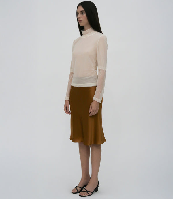 Rosetta Getty BIAS SKIRT