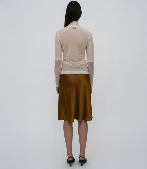 Rosetta Getty BIAS SKIRT