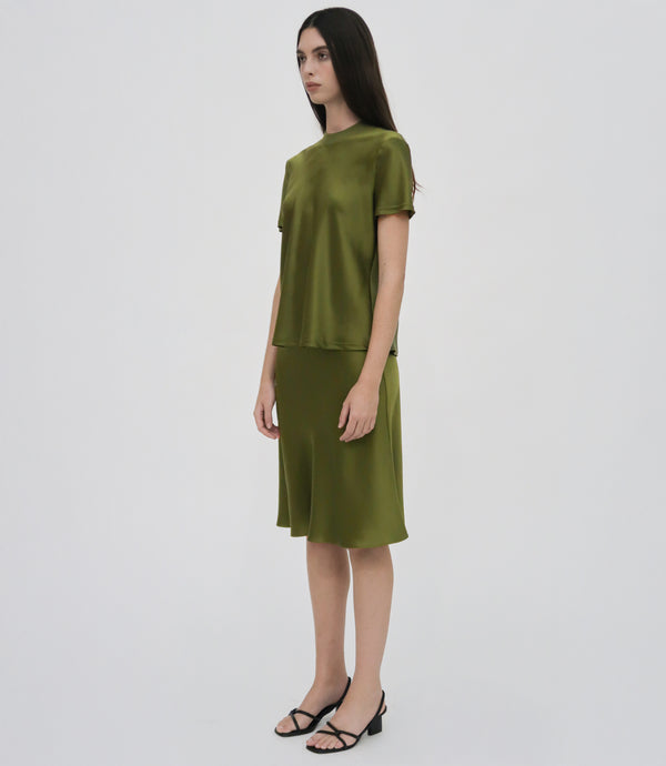 Rosetta Getty BIAS SKIRT