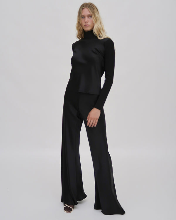 Rosetta Getty BIAS TURTLENECK COMBO T-SHIRT