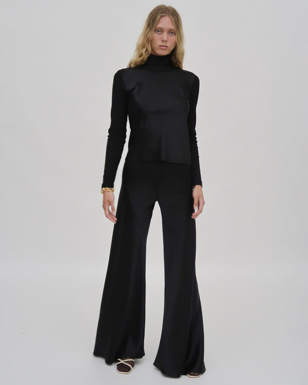 Rosetta Getty BIAS TURTLENECK COMBO T-SHIRT