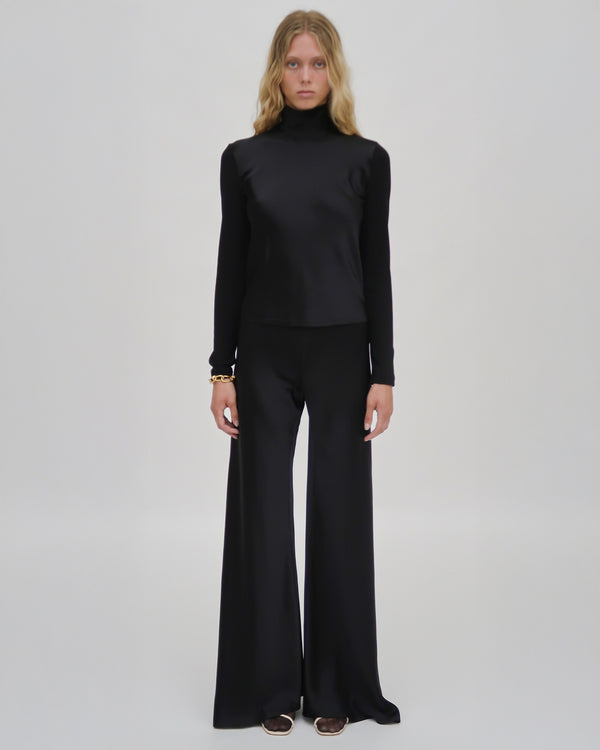 Rosetta Getty BIAS TURTLENECK COMBO T-SHIRT