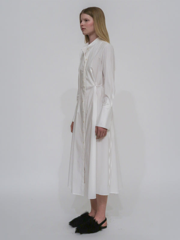 Rosetta Getty BIB TIE SHIRT DRESS