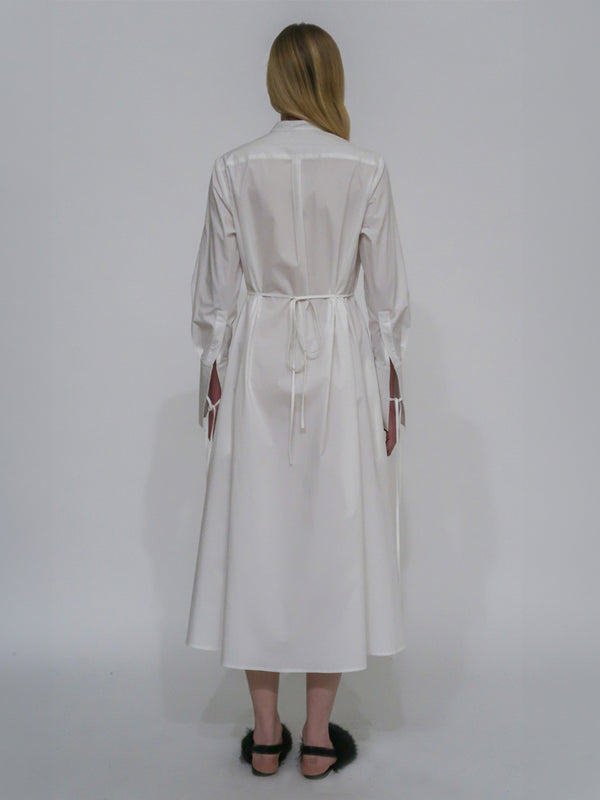 Rosetta Getty BIB TIE SHIRT DRESS