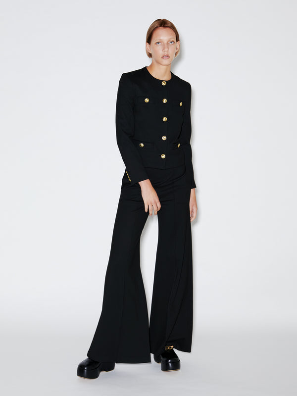 rosetta getty Button Crewneck Jacket