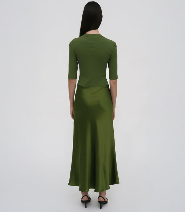 Rosetta Getty COMBO T-SHIRT DRESS