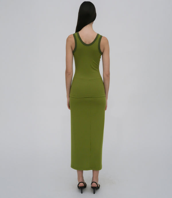 Rosetta Getty CONTRAST RIB T-TANK