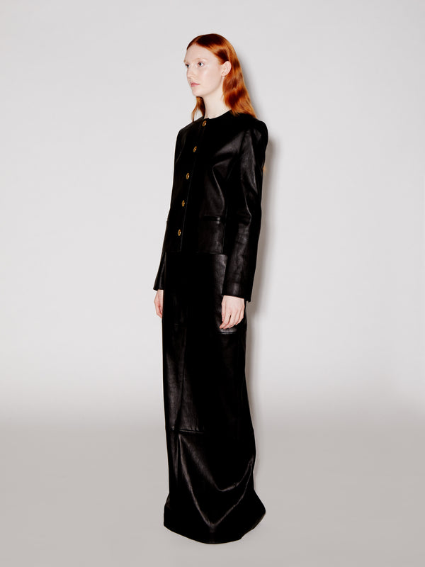 Rosetta Getty CREWNECK TAILORED JACKET