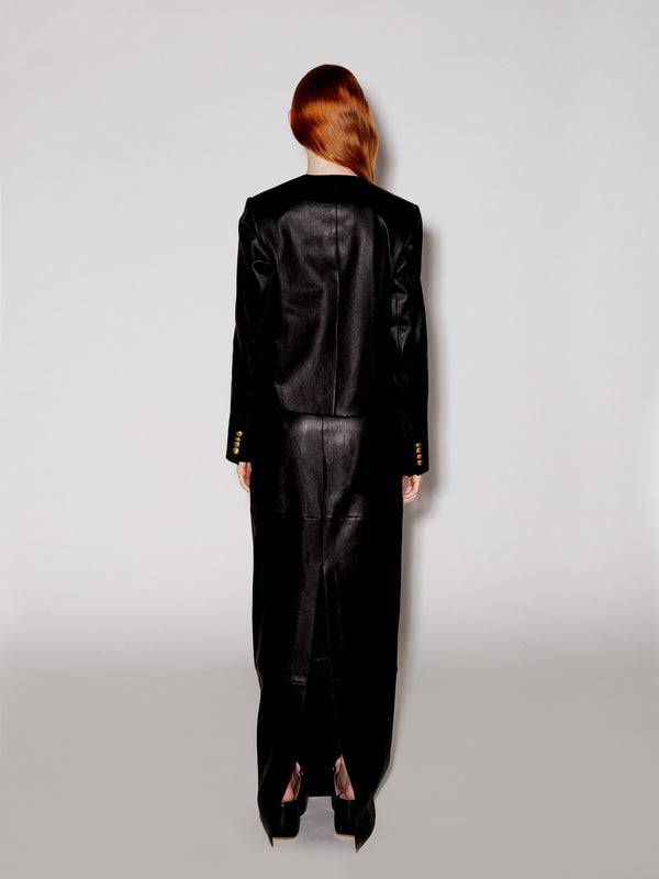 Rosetta Getty CREWNECK TAILORED JACKET