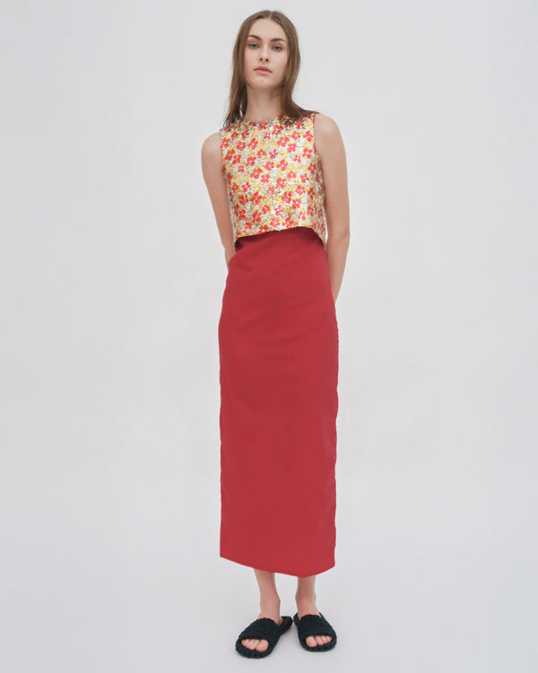 rosetta getty CROPPED CROSS BACK TOP