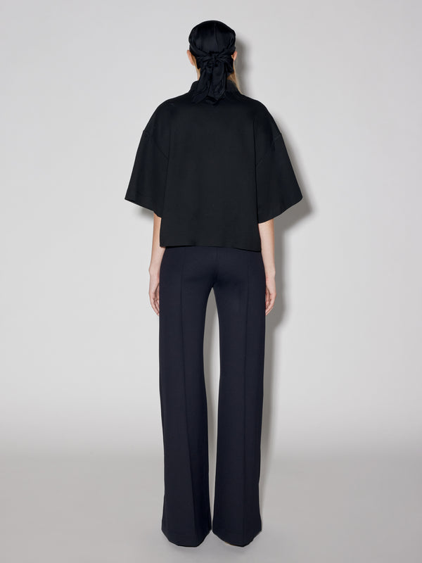 Rosetta Getty Cropped Oversized Polo