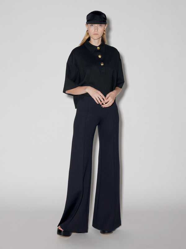 rosetta getty Cropped Oversized Polo