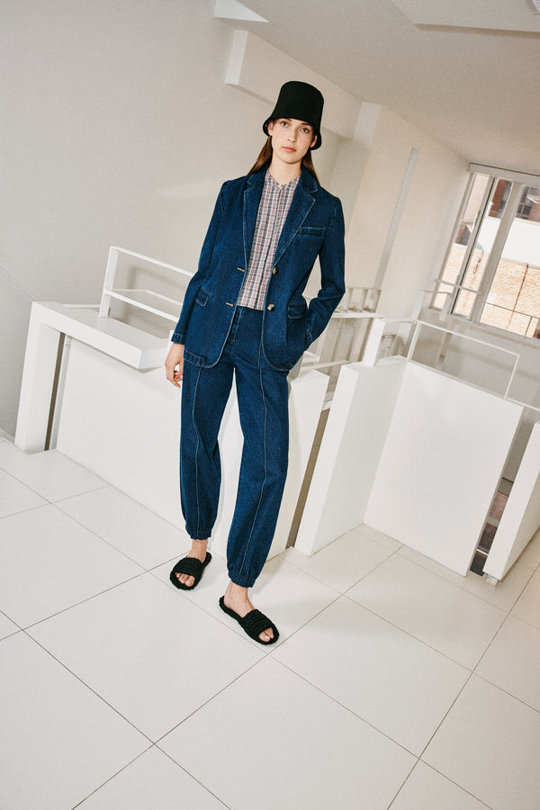 rosetta getty CROPPED OVERSIZED SHIRT