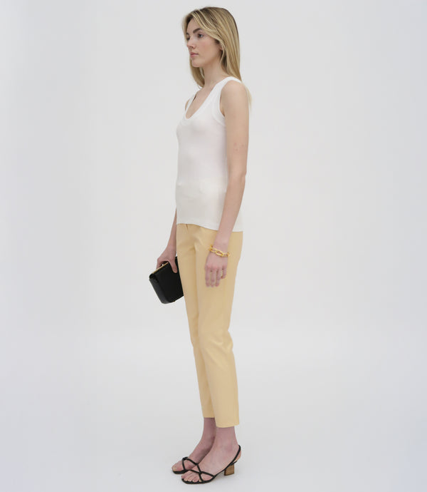 Rosetta Getty CROPPED SKINNY CASUAL PANT