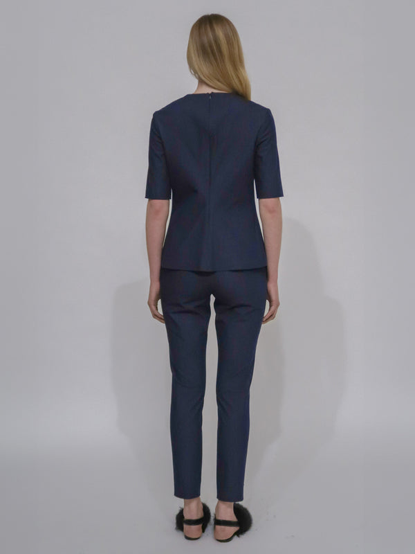 Rosetta Getty CROPPED SKINNY PANT