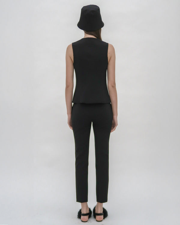 Rosetta Getty CROPPED SKINNY PANT - TECHNICAL CADY