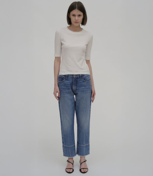 rosetta getty Cropped Sleeve T-Shirt