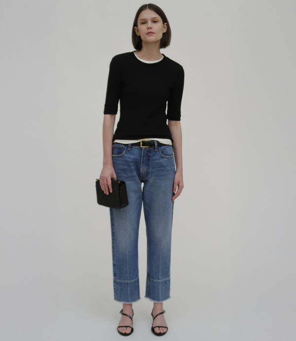 rosetta getty Cropped Sleeve T-Shirt