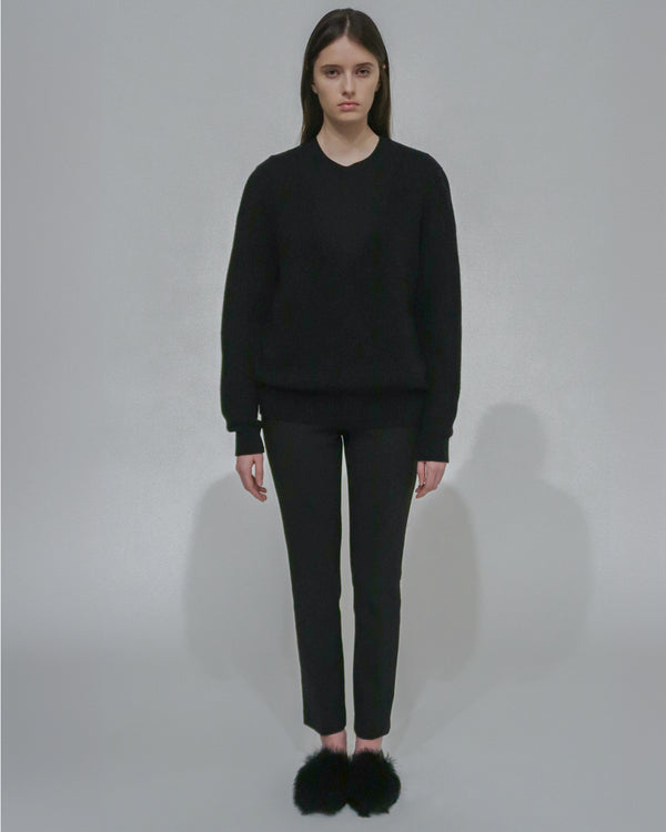 Rosetta Getty DEEP V-NECK PULLOVER