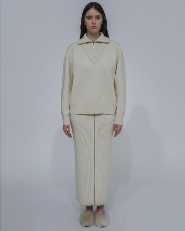 Rosetta Getty DOUBLE LAYER PULLOVER