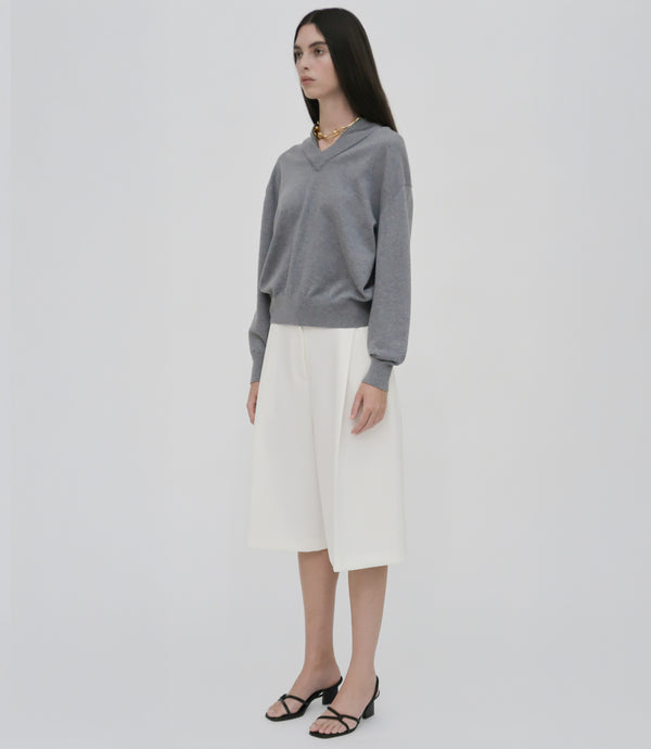 Rosetta Getty DOUBLE LAYER PULLOVER HOODIE