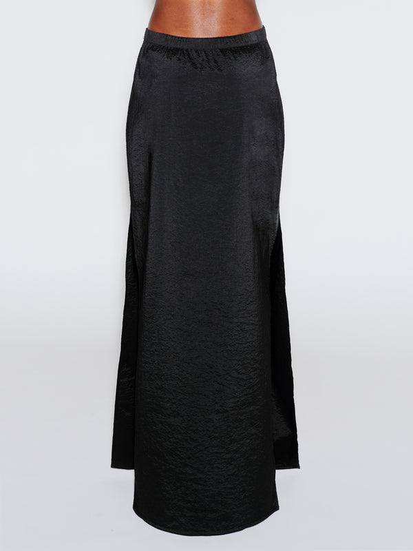 Rosetta Getty DOUBLE LAYER SPLIT SKIRT