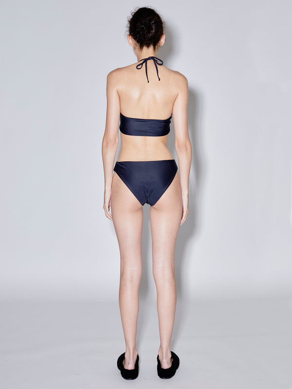 Rosetta Getty DRAWSTRING BANDEAU ONE PIECE