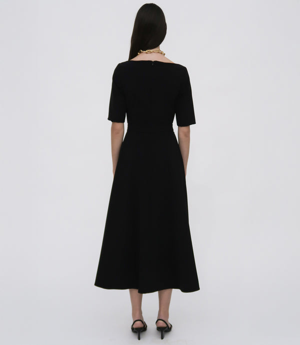 Rosetta Getty FITTED BUTTON FRONT DRESS