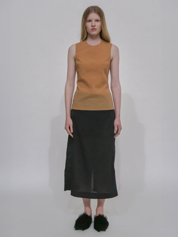 Rosetta Getty FITTED CREWNECK TANK TOP