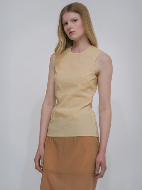 rosetta getty FITTED CREWNECK TANK TOP