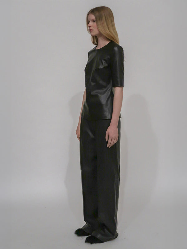 Rosetta Getty FITTED T-SHIRT TOP - PLONGE