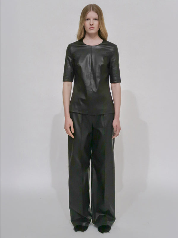 Rosetta Getty FITTED T-SHIRT TOP - PLONGE