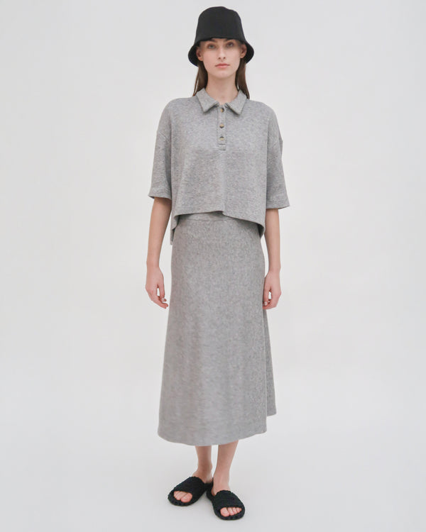 Rosetta Getty FLARED SKIRT