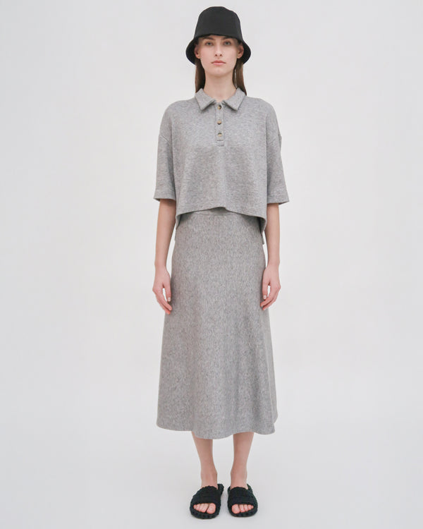 Rosetta Getty FLARED SKIRT