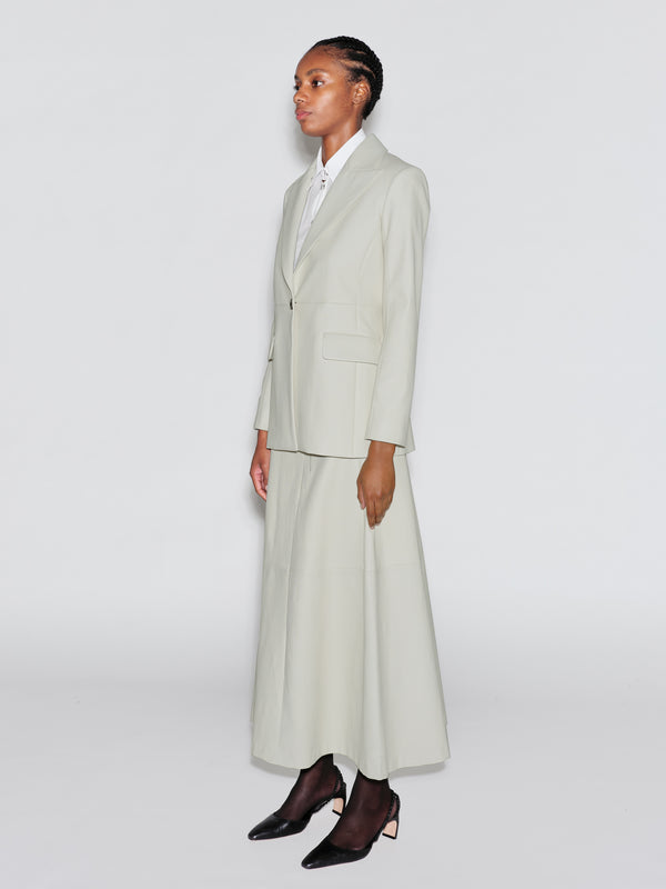 Rosetta Getty FLARED SKIRT - STRETCH PLONGE