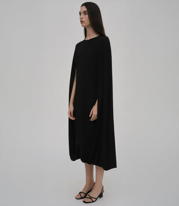 Rosetta Getty FOLD CAPE DRESS