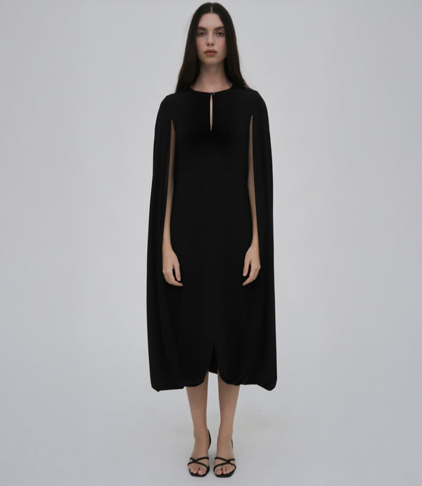 rosetta getty FOLD CAPE DRESS